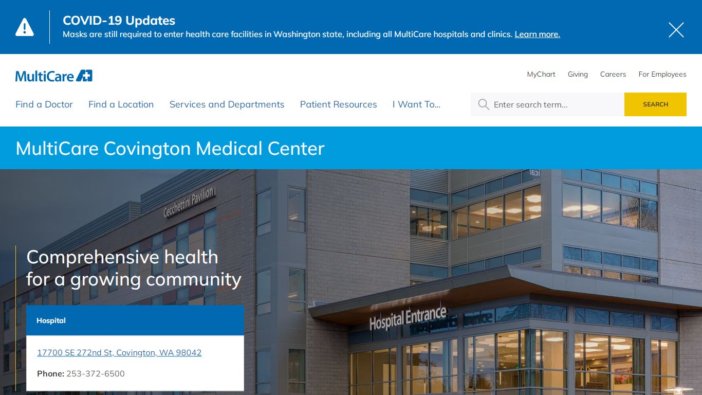 MultiCare Covington Medical Center - Hospital in Covington, WA - MultiCare